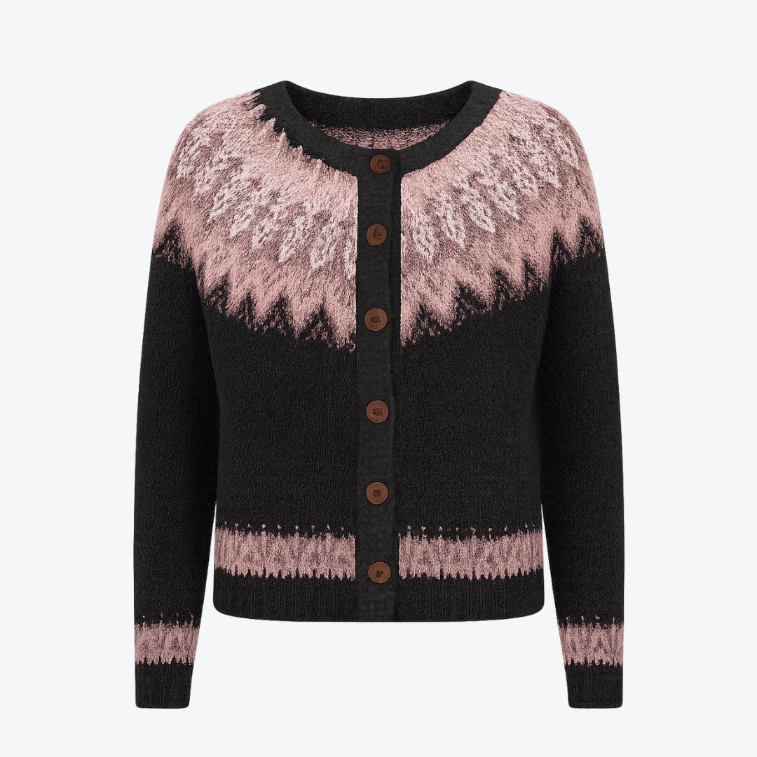 Lydia™ - Vintage Isländische Strickjacke