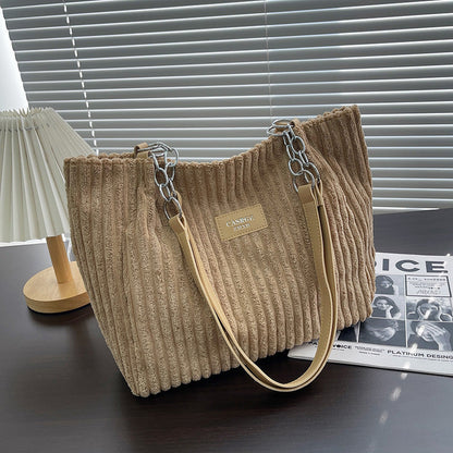 Julia™ | Baumwoll-Cord Tote Bag