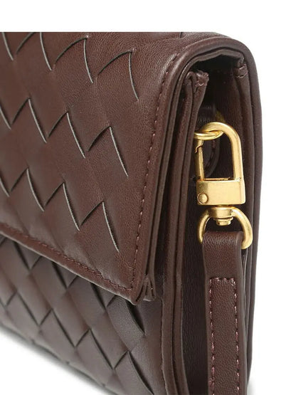 Bianca™ | Sac Tissé Élégant en Cuir Végan - Montela
