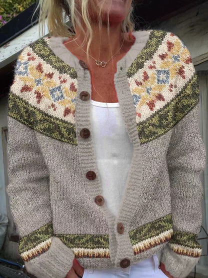 Autumn™ - Vintage Isländische Strickjacke