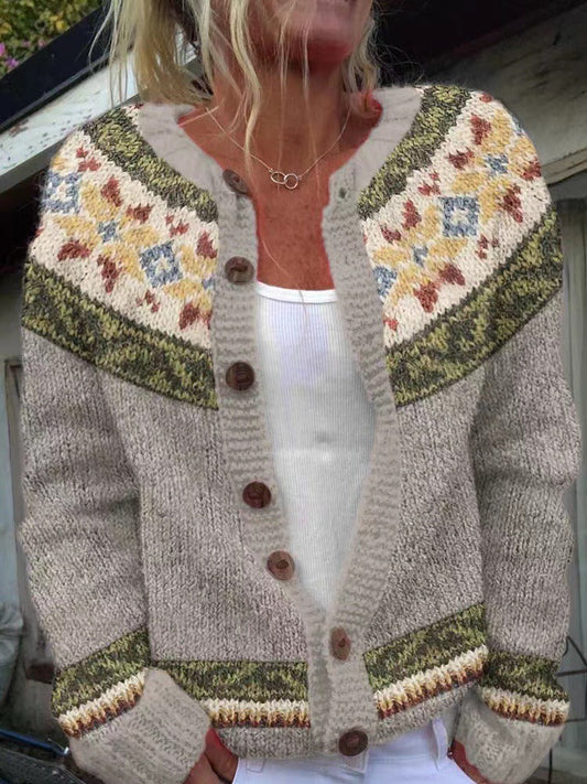 Autumn™ - Vintage Isländische Strickjacke