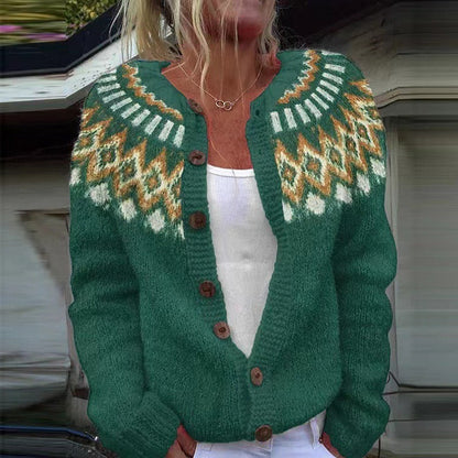 Natalia™ - Vintage Isländische Strickjacke