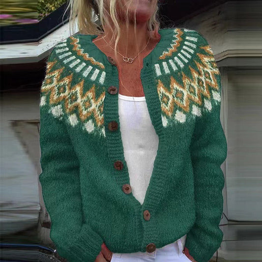 Natalia™ - Vintage Isländische Strickjacke