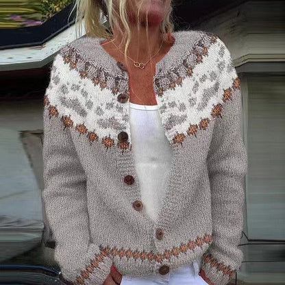 Emery™ - Vintage Isländische Strickjacke