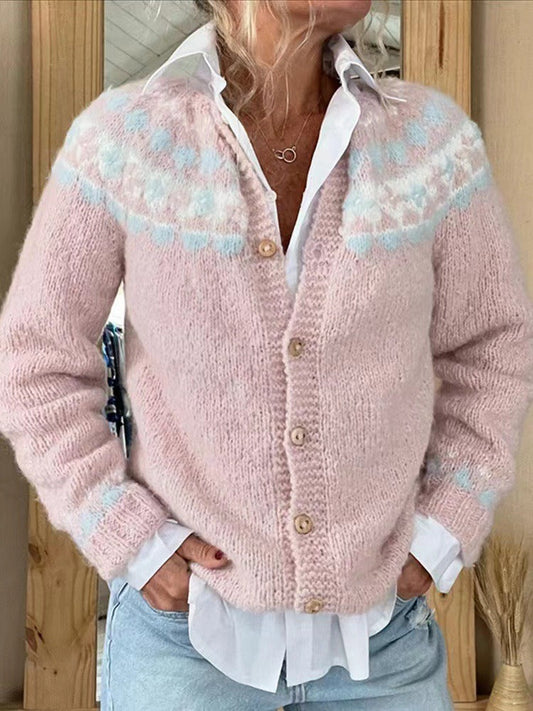 Sarah™ - Vintage Isländische Strickjacke