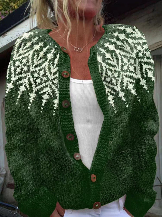 Brienne™ - Vintage Isländische Strickjacke