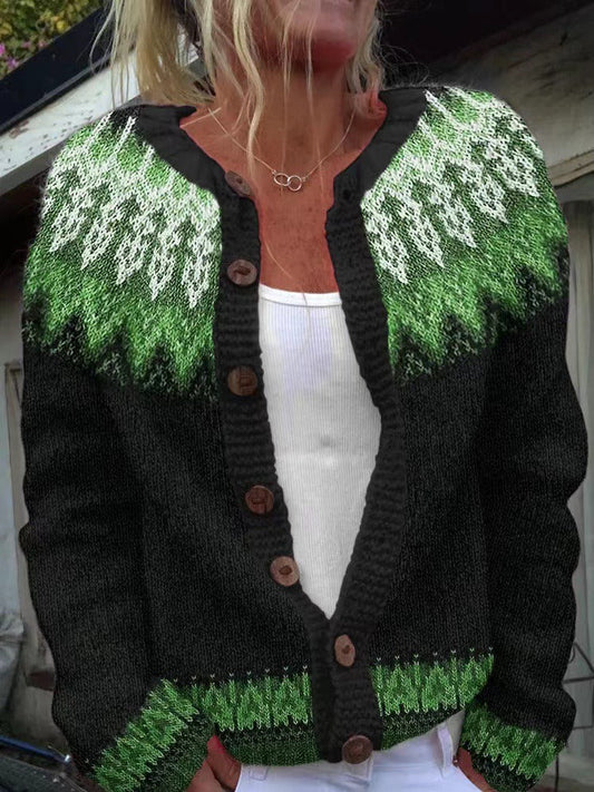 Sadie™ - Vintage Isländische Strickjacke