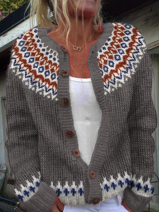 Gabriella™ - Vintage Isländische Strickjacke
