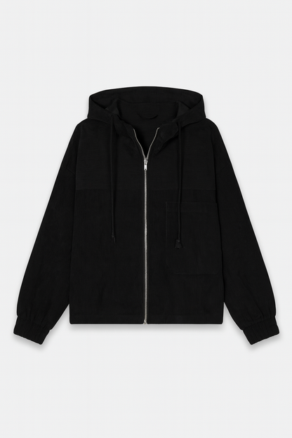 Karla™ | Weiche Jacke mit Kapuze und Reißverschluss