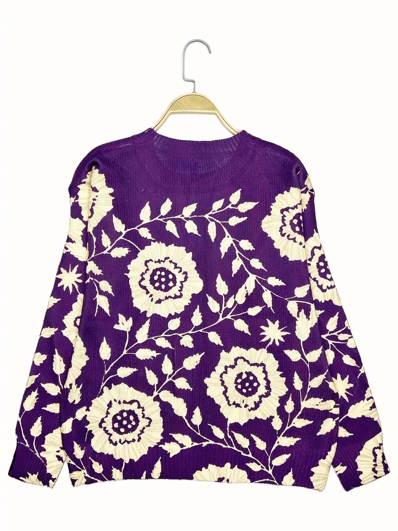 Amélie™ | Pull élégant à manches longues avec motif floral - Montela