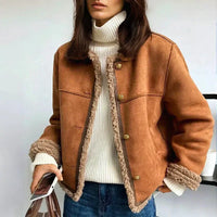 Rosalie™ – Veste Mi-Saison en Cuir d’Agneau