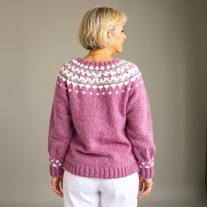 Maya™ - Vintage Isländische Strickjacke
