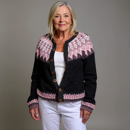 Lydia™ - Vintage Isländische Strickjacke